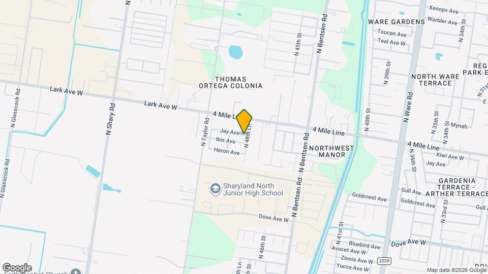 4805 Jay Ave Mapa y Detalles de la Ubicación