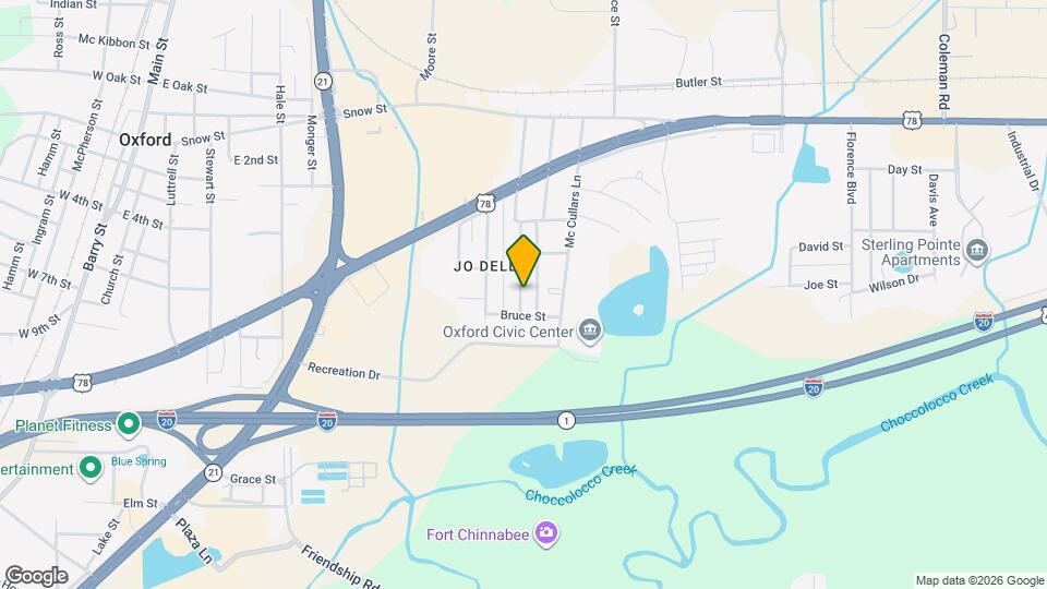 415 Central Ave Map and Location Details