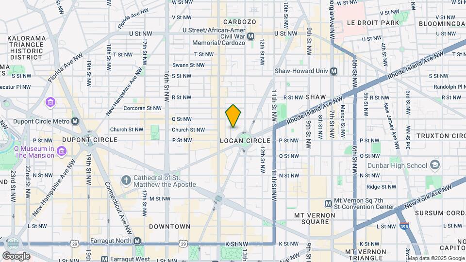1521 Kingman Pl NW Mapa y Detalles de la Ubicación