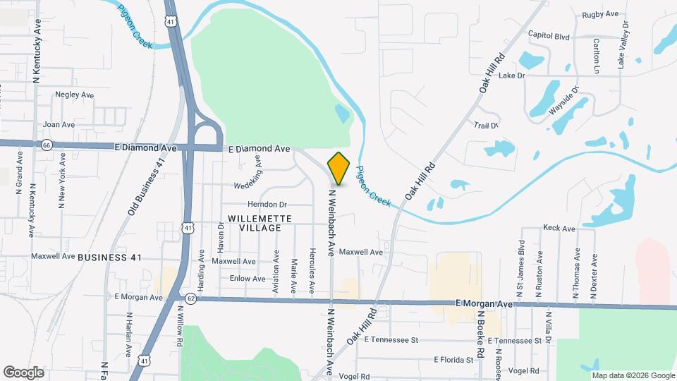 2015 N Weinbach Ave, Unit 2A Map and Location Details