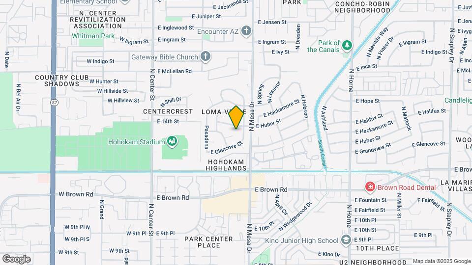 322 E Gary Cir Map and Location Details