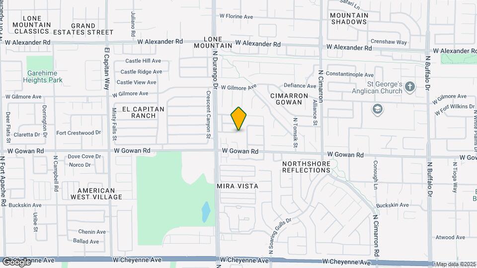 8401 Cinnamon Hill Ave Map and Location Details