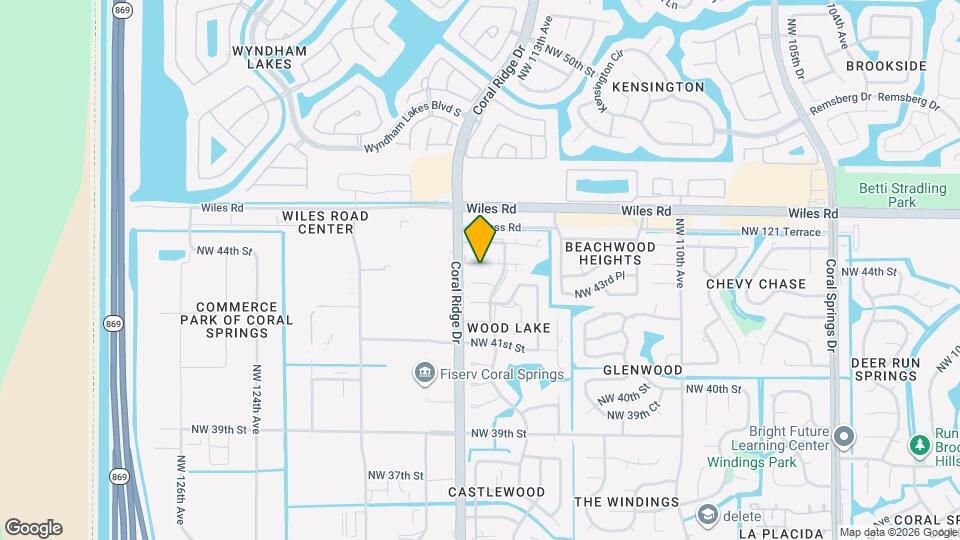 11542 NW 44th St Map and Location Details