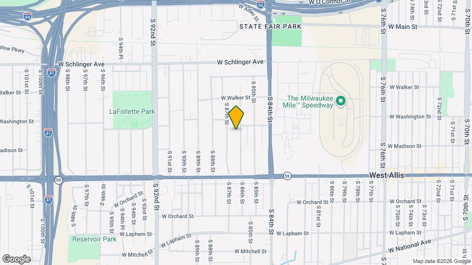 1119 S 86th St Map and Location Details