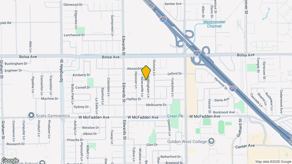 15201 Nottingham Ln Mapa y Detalles de la Ubicación