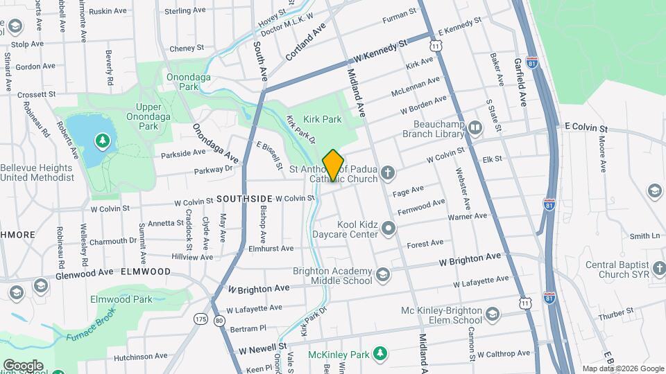 710-12 W Colvin St, Unit 710 1st Floor Map and Location Details