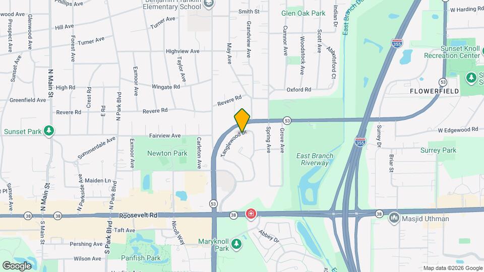 135 Tanglewood Dr Map and Location Details