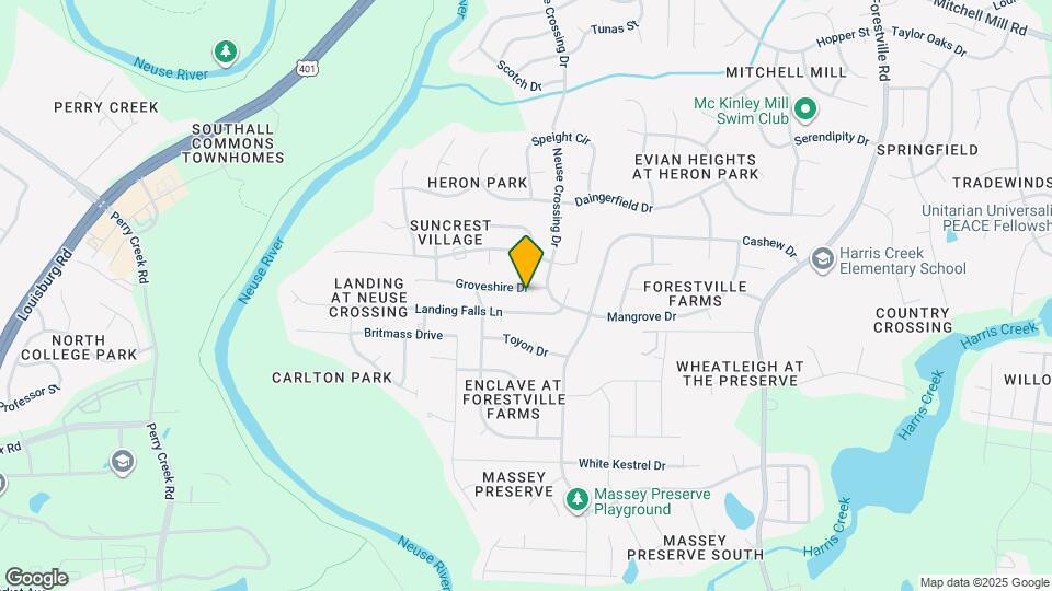 3244 Groveshire Dr Mapa y Detalles de la Ubicación