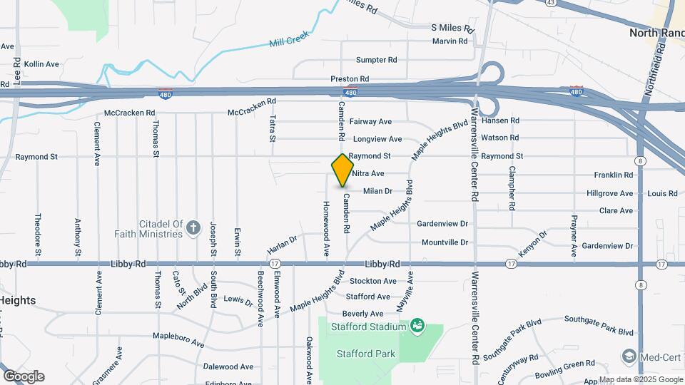 5162 Camden Rd Map and Location Details