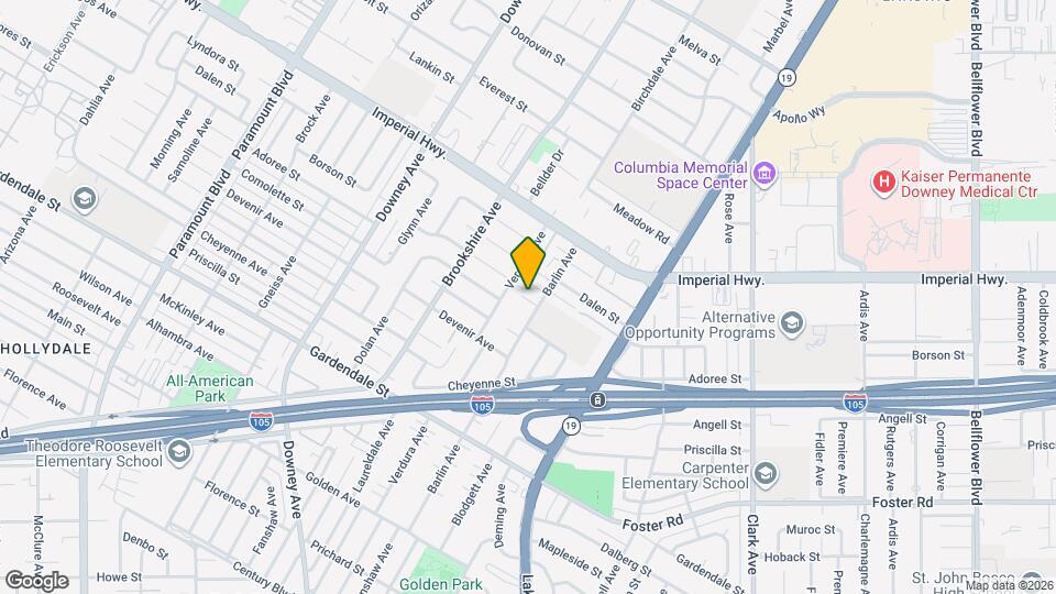 12737 Barlin Ave Mapa y Detalles de la Ubicación