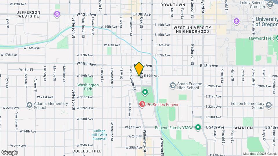 84 E 19th Ave Map and Location Details