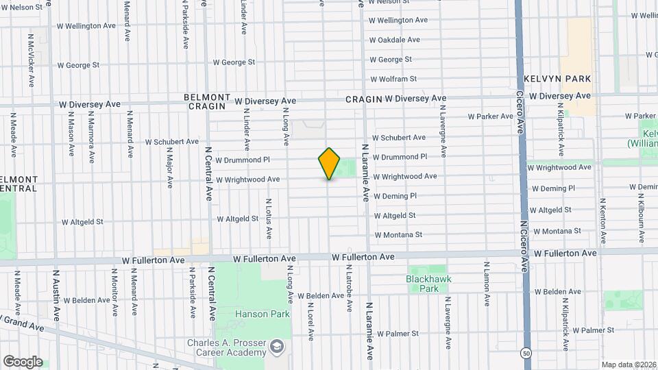 2551 N Lockwood Ave Map and Location Details