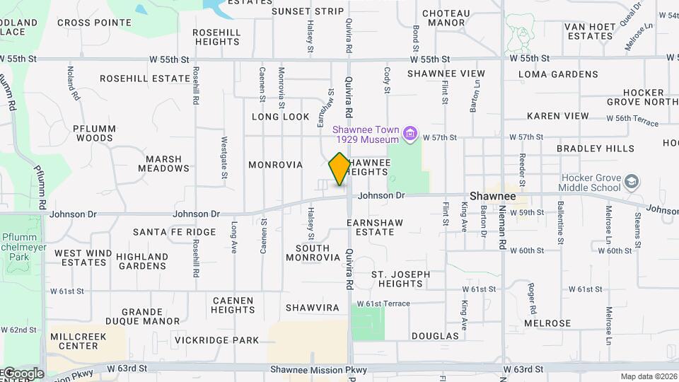 11905 W 58th Terrace Map and Location Details