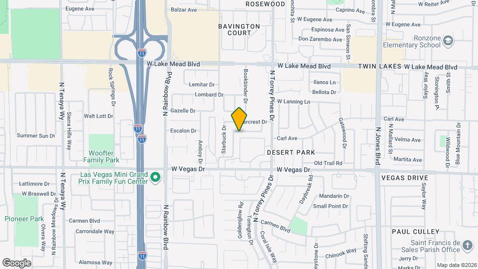 6513 Capricorn Dr Map and Location Details