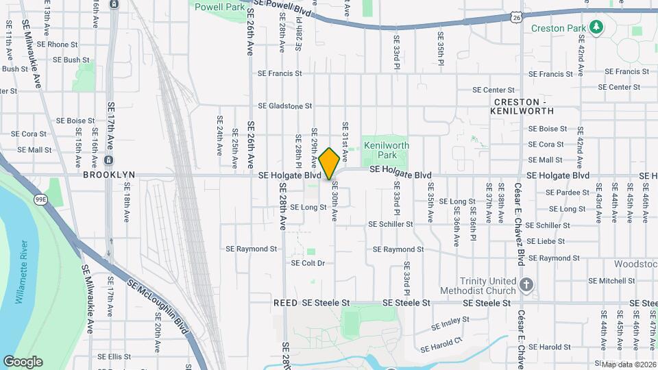 4525 SE 30th Ave, Unit 4525 Unit Map and Location Details
