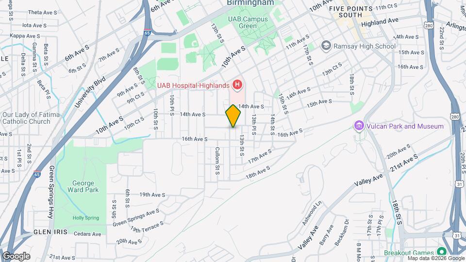 1505 12th St S Map and Location Details