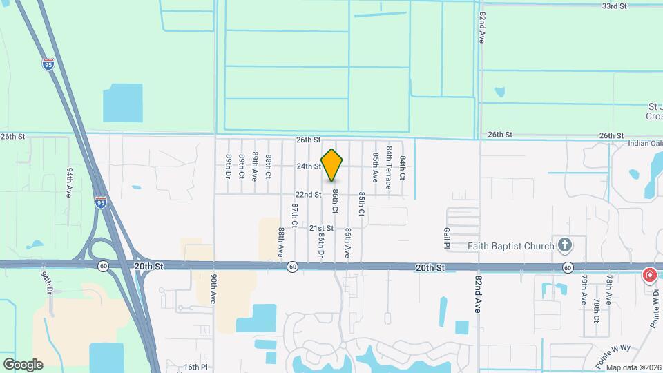 2225 86th Ct Map and Location Details