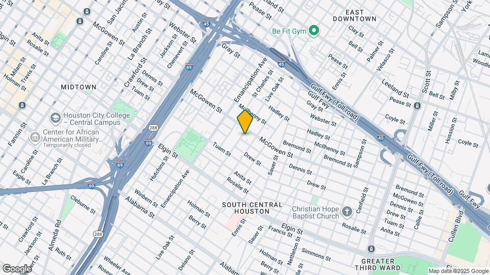 2617 Live Oak St Map and Location Details