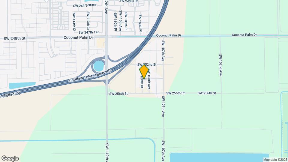 25417 SW 108th Ct Map and Location Details