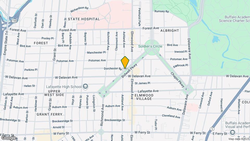 112 Bidwell Pkwy, Unit 2 Map and Location Details