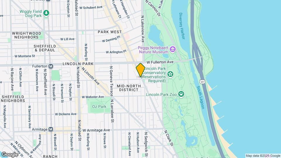 422 W Belden Ave Map and Location Details
