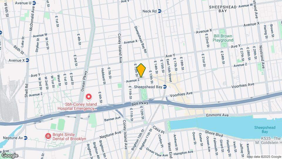 1213 Avenue Z-Unit -E37 Map and Location Details