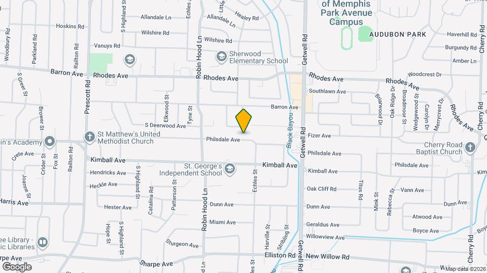 3800 Philsdale Ave Map and Location Details