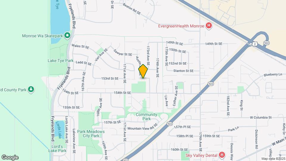 17254 153rd St SE Map and Location Details