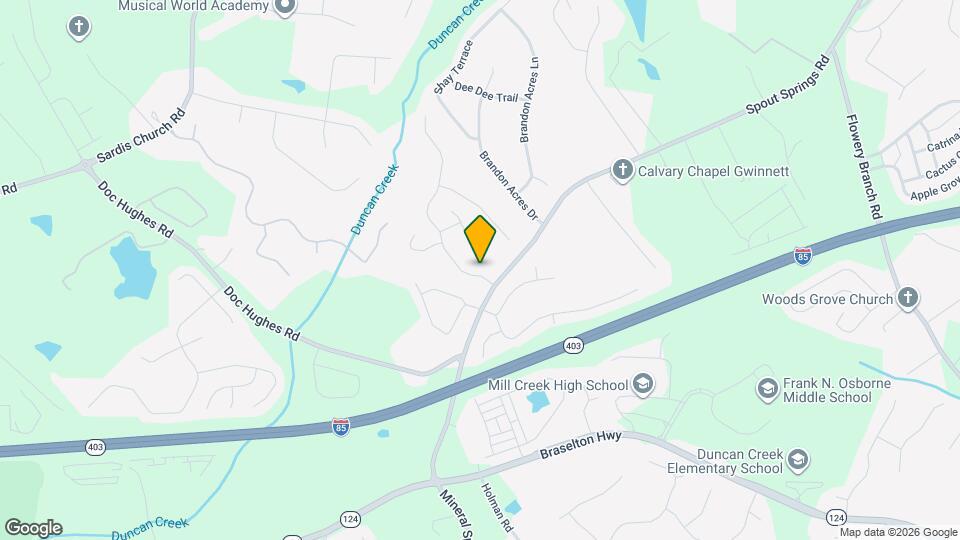 2175 Well Springs Dr Map and Location Details