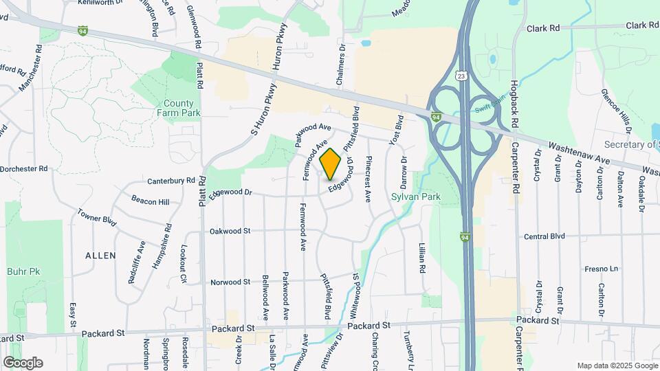 3419 Edgewood Dr Mapa y Detalles de la Ubicación