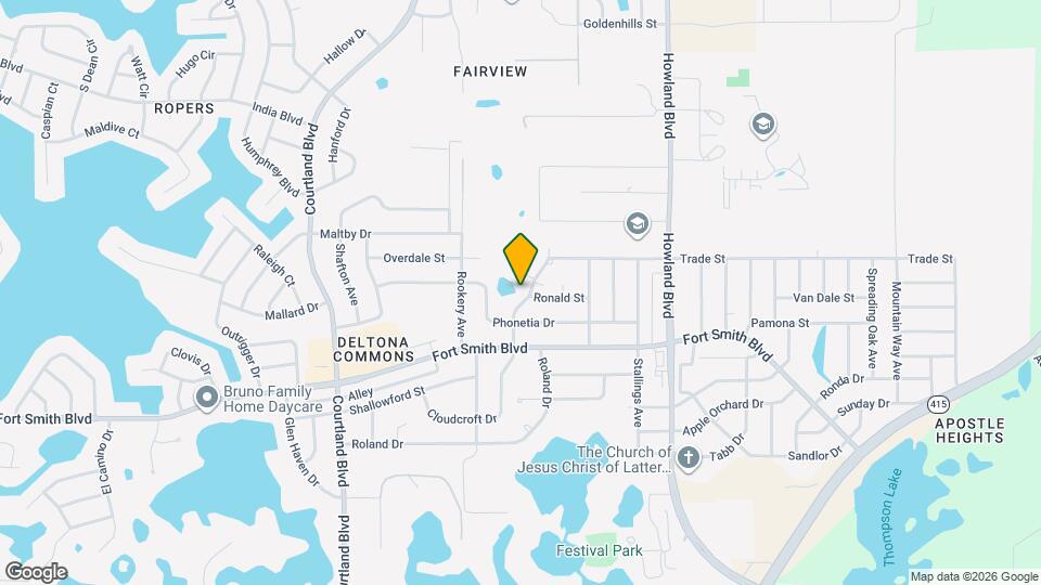 660 Cloudcroft Dr Map and Location Details