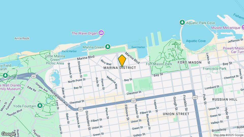 3688 Fillmore St Mapa y Detalles de la Ubicación