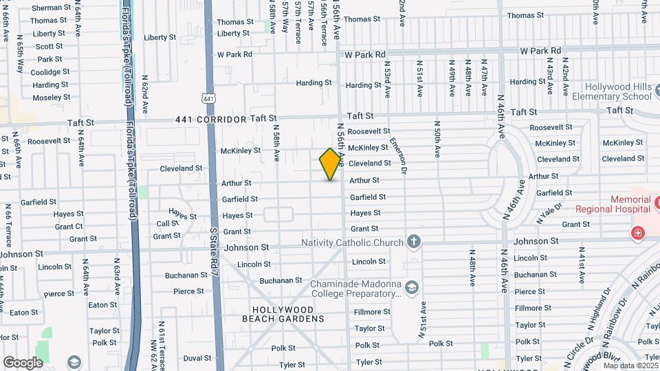 5616 Arthur St Map and Location Details