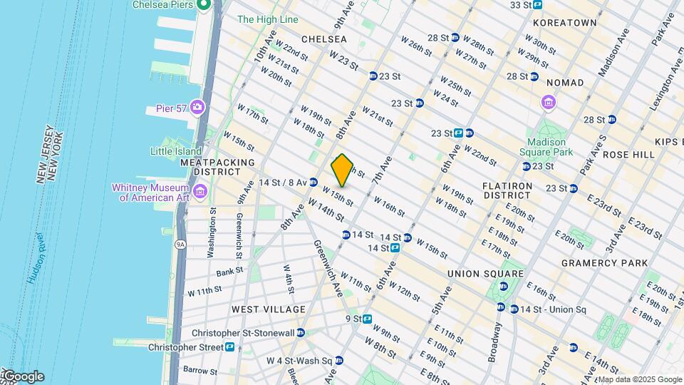229 W 15th St Map and Location Details