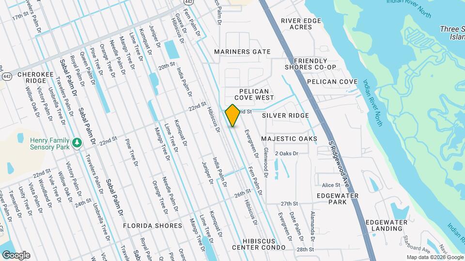 2314 Fern Palm Dr Mapa y Detalles de la Ubicación