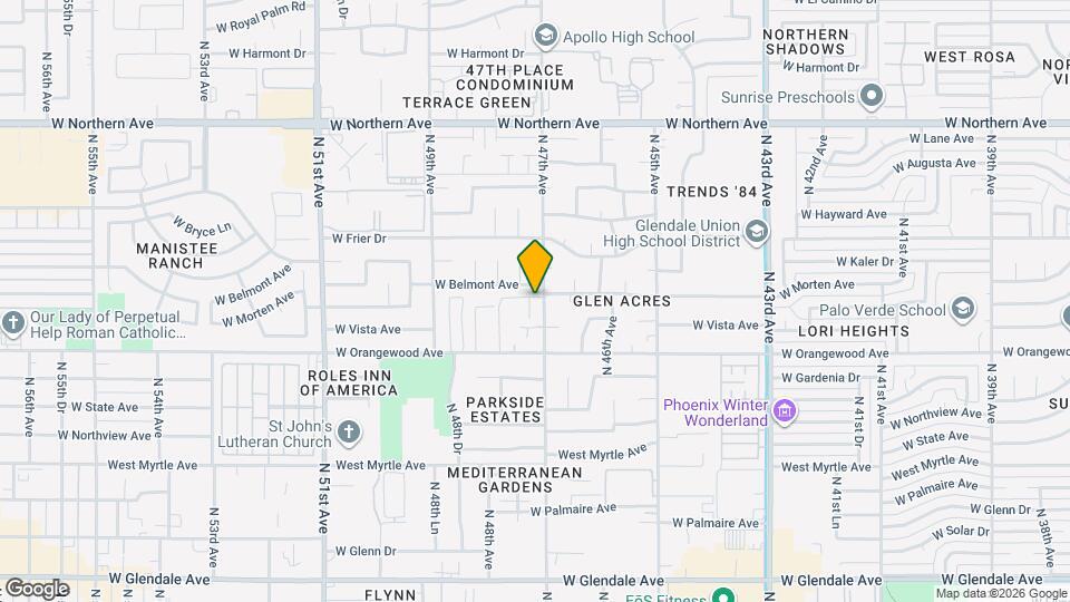 7549 n 47th dr Mapa y Detalles de la Ubicación