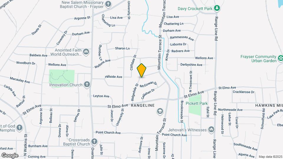 3992 Ridgedale St Map and Location Details