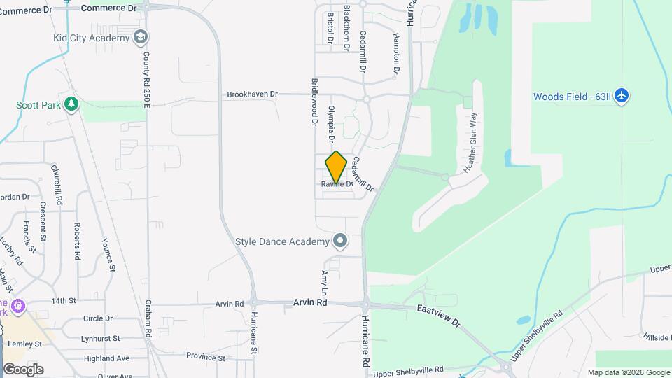 941 Ravine Dr Map and Location Details