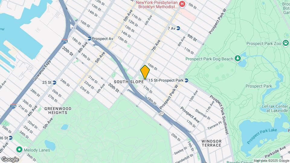 398 Prospect Ave Map and Location Details