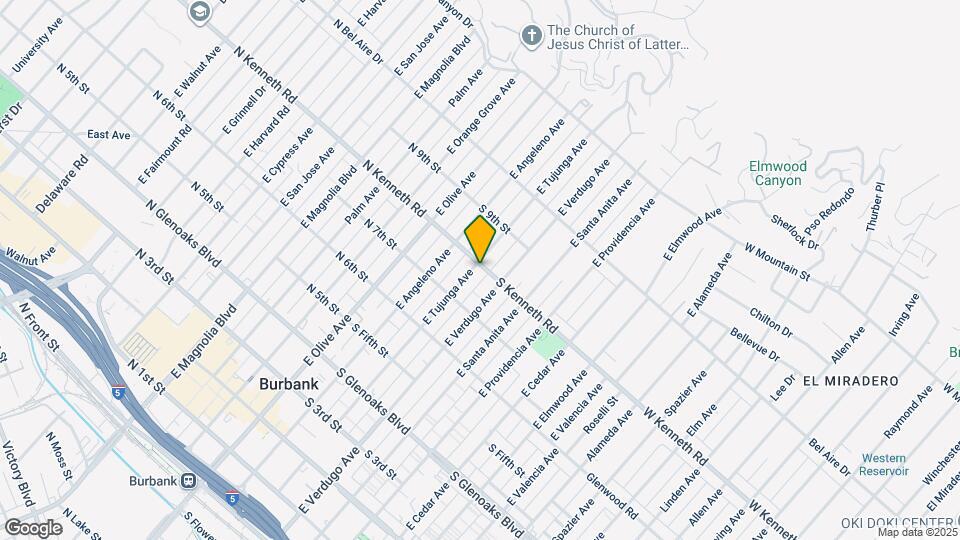 303 S Kenneth Rd Map and Location Details