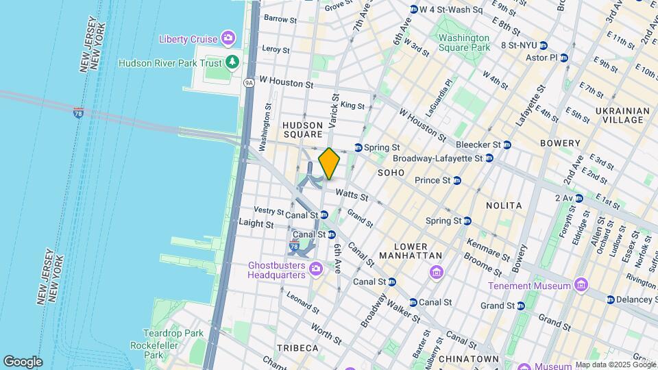 100 Varick St Map and Location Details
