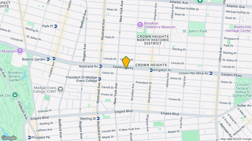 670 Eastern Pkwy Mapa y Detalles de la Ubicación
