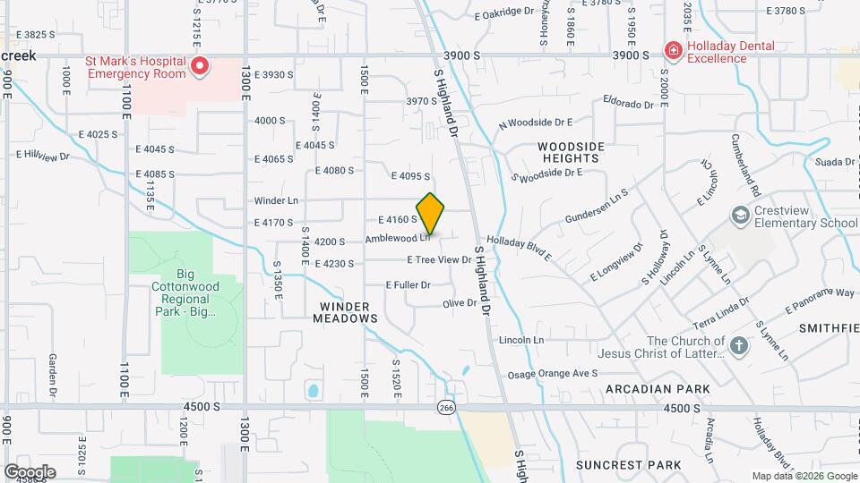 1626 Amblewood Ln Map and Location Details
