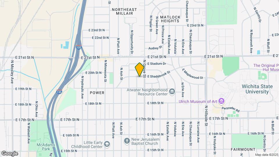 2307 E Shadybrook Ln Map and Location Details