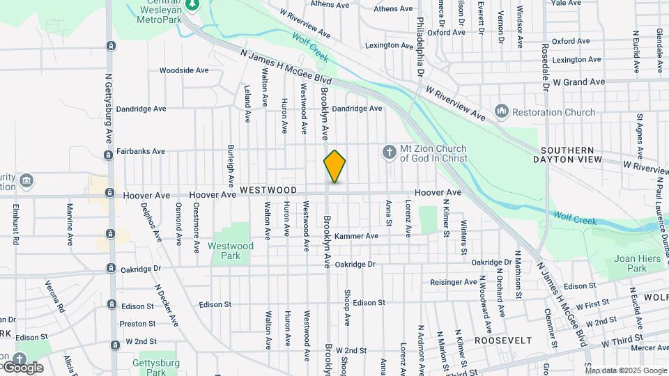 2921-2925 Hoover Ave Mapa y Detalles de la Ubicación