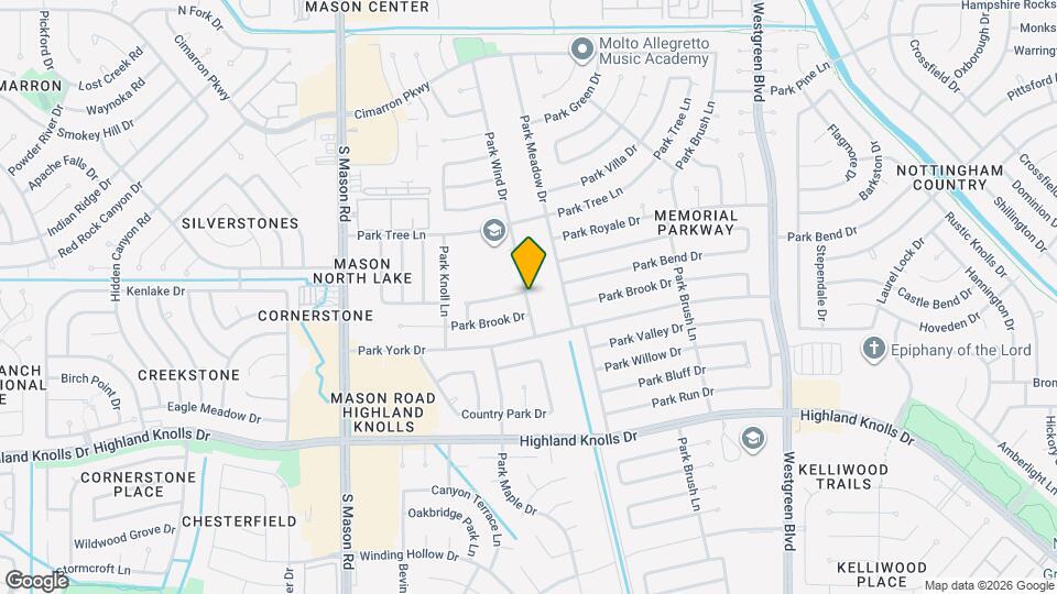 1319 Park Wind Dr Map and Location Details