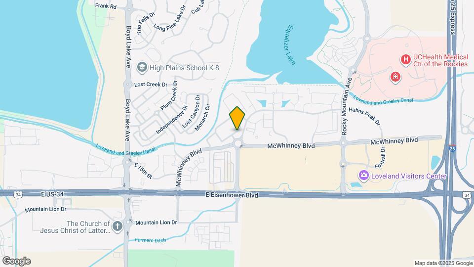 1977 Grays Peak Dr Map and Location Details