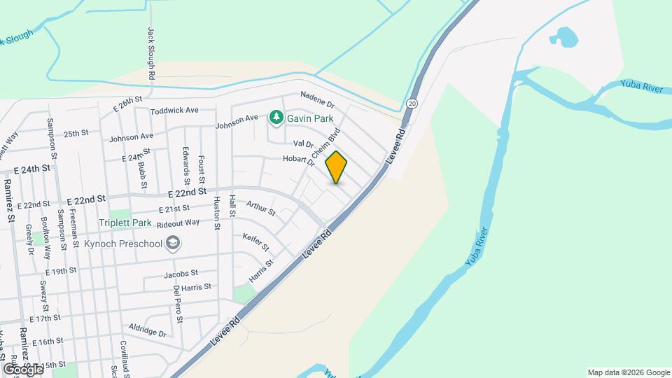 1356 Hobart Dr Map and Location Details