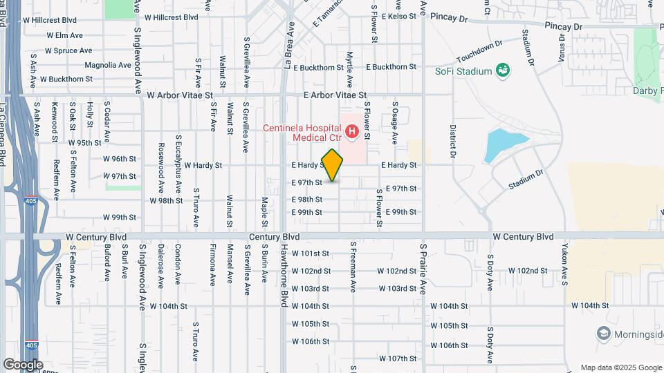 430 E 97th St Map and Location Details