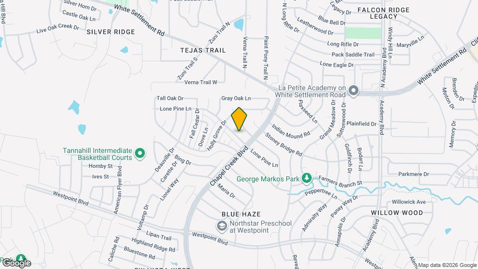 10312 Lone Pine Ln Mapa y Detalles de la Ubicación